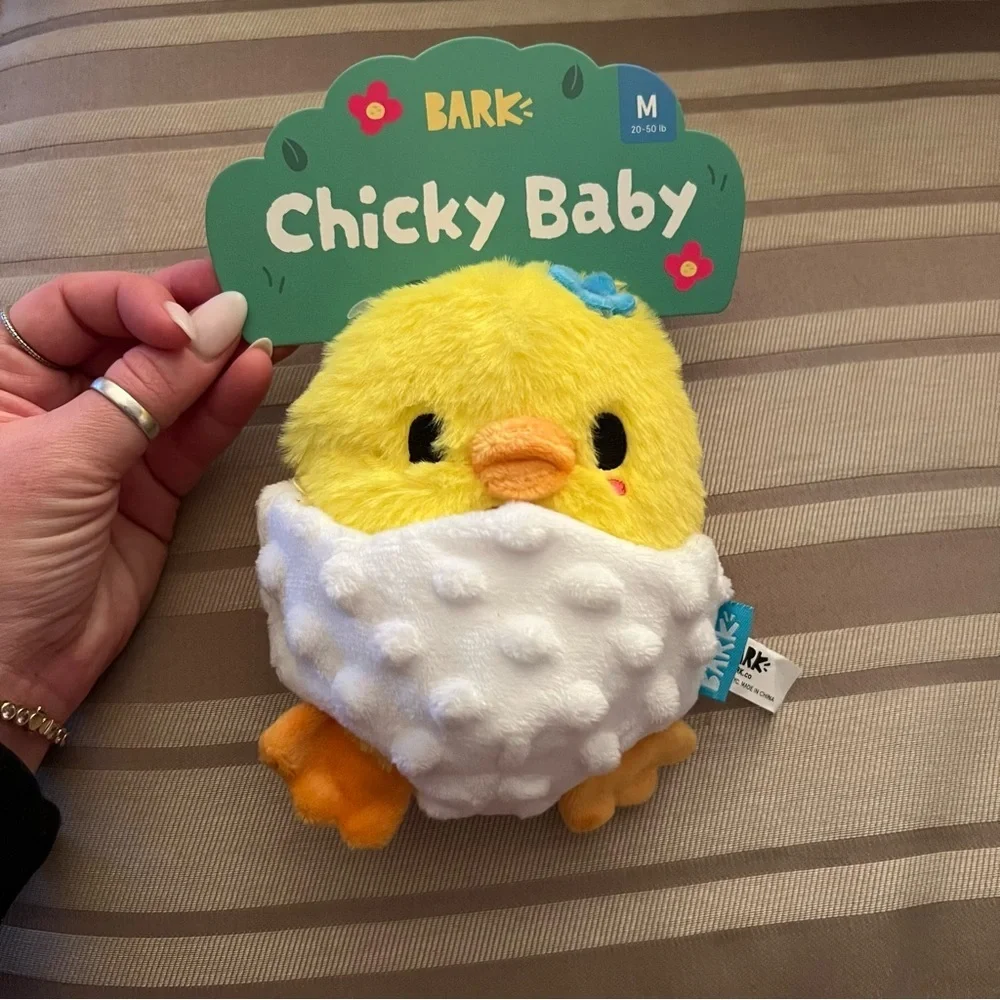 Bark Chicky Baby Dog Toy NWT